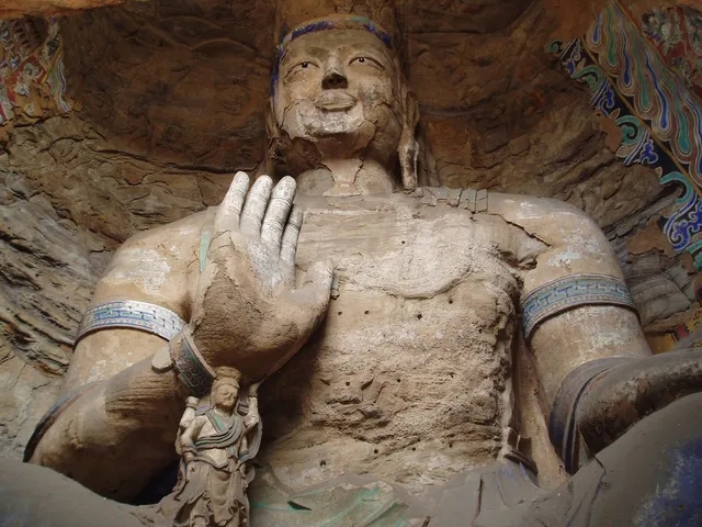 Yungang Grottoes in Datong