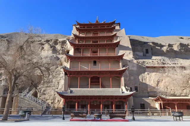 The Mogao Grottoes in Dunhuang