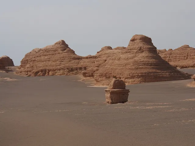 Yadan National Geological Park in Dunhuang