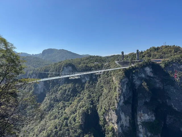 Zhangjiajie Grand Canyon Glass Bridge in Zhangjiajie